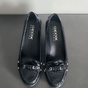 Geox Women's Black Loafers